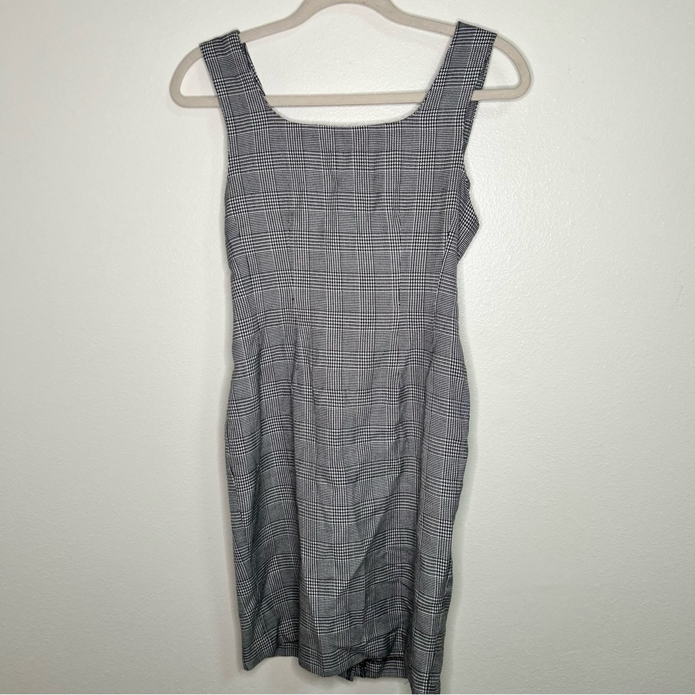 Ellen Ashley 90s Houndstooth low back dress